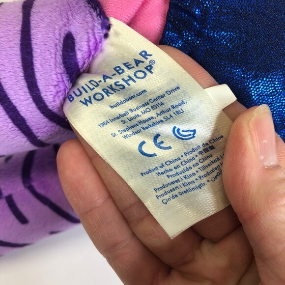 Build-A-Bear HG Honey Girls Teegan Plush 20" Purple Tiger Cat Stuffed Animal - Picture 9 of 13